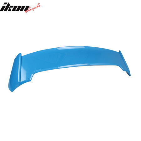 Fits 19-24 Toyota Corolla Auris B Style Roof Spoiler Rear Window Visor #8W9 Cyan