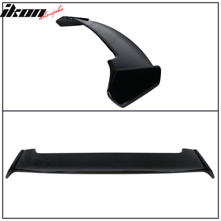 Fits 19-24 Corolla Hatchback Painted #218 Attitude Black Metallic Roof Spoiler