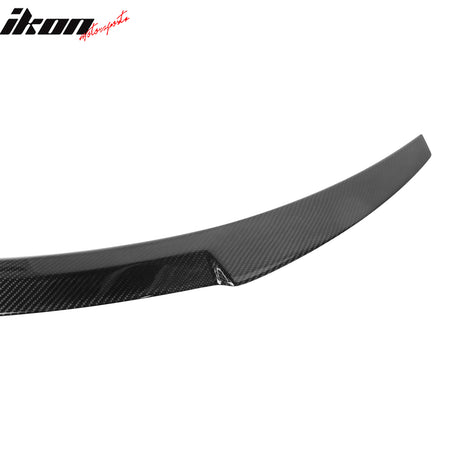 Fits 14-21 BMW F22 2-Series 2D Trunk Spoiler V Style Carbon Fiber Rear Deck Wing