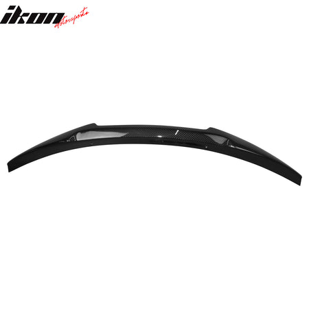 Fits 14-21 BMW F22 2-Series 2D Trunk Spoiler V Style Carbon Fiber Rear Deck Wing