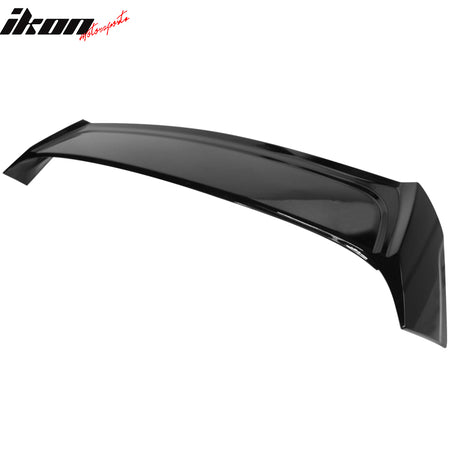 Fits 15-19 Volkswagen Golf R GTI Roof Spoiler Window Visor Painted #LC9X Black