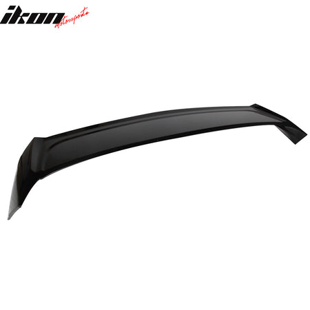 Fits 15-19 Volkswagen Golf R GTI Roof Spoiler Window Visor Painted #LC9X Black