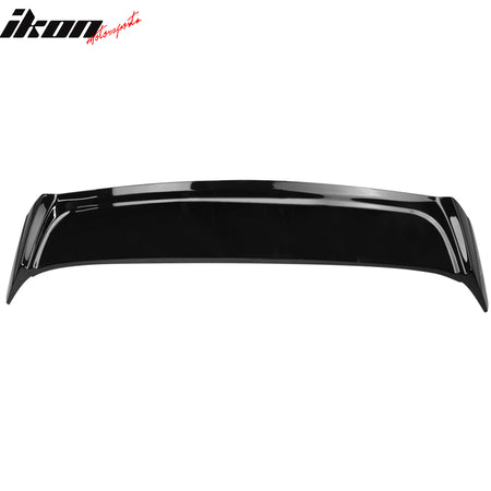 Fits 15-19 Volkswagen Golf R GTI Roof Spoiler Window Visor Painted #LC9X Black