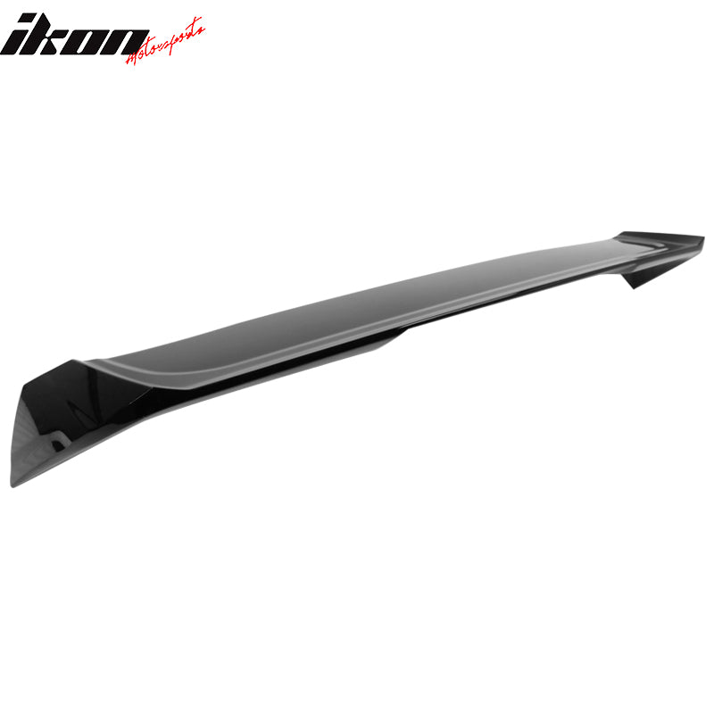 Fits 15-19 Volkswagen Golf R GTI Roof Spoiler Window Visor Painted #LC9X Black