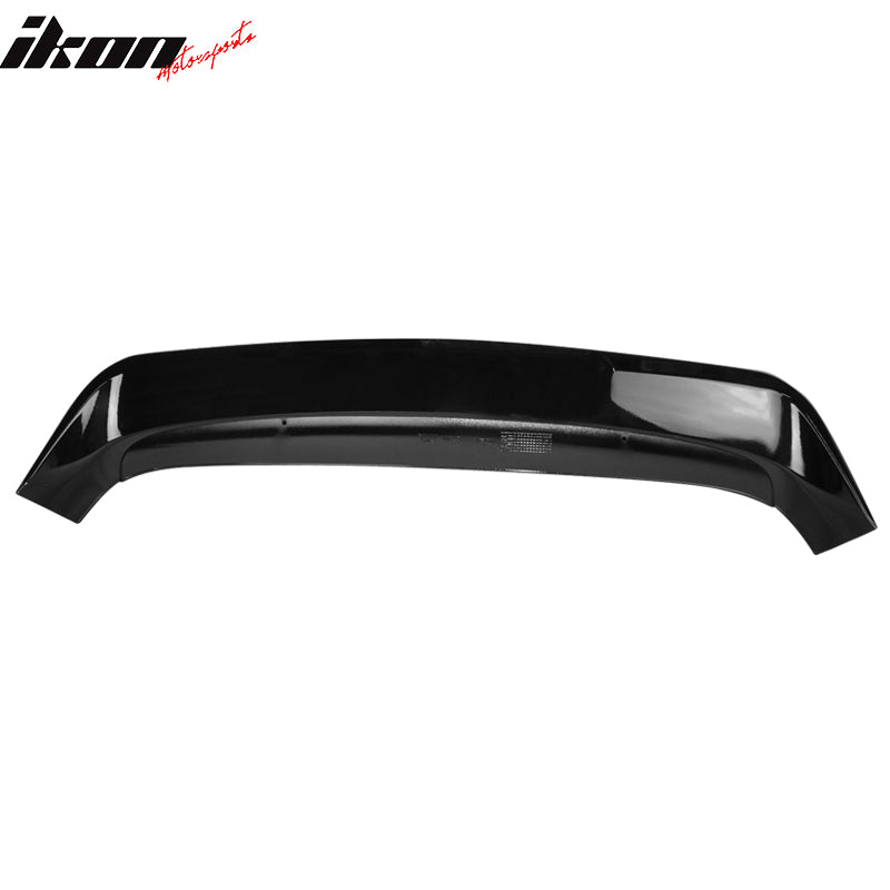 Fits 15-19 Volkswagen Golf R GTI Roof Spoiler Window Visor Painted #LC9X Black