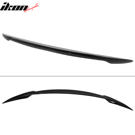 Fits 17-23 Tesla Model 3 Trunk Spoiler Rear Lip Wing Spoiler ABS - Gloss Black