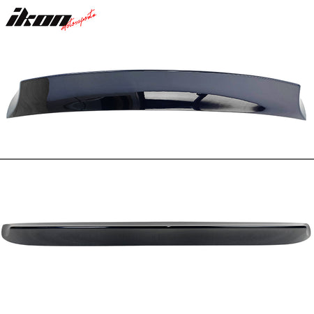 Trunk Spoiler Compatible with 2003-2009 Nissan 350Z 2-Door Fairlady Z33, V Style ABS Painted Twilight Blue Metallic (Color Code #BW5) Rear Deck Lip Wing by IKON MOTORSPORTS, 2004 2005 2006 2007