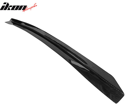 Fits 15-21 Subaru WRX STI Style Middle Trunk Spoiler Carbon Fiber Gurney Flap