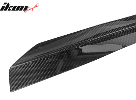 Fits 15-21 Subaru WRX STI Style Middle Trunk Spoiler Carbon Fiber Gurney Flap