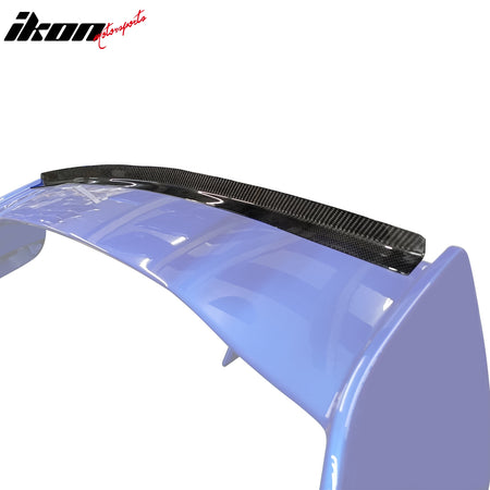 Trunk Add On Gurney Flap Spoiler Fits 15-21 Subaru WRX STI Style Carbon Fiber CF