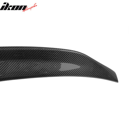 Fits 17-23 Audi A4 B9 Trunk Spoiler Real Carbon Fiber V Style Rear Deck Lid Wing