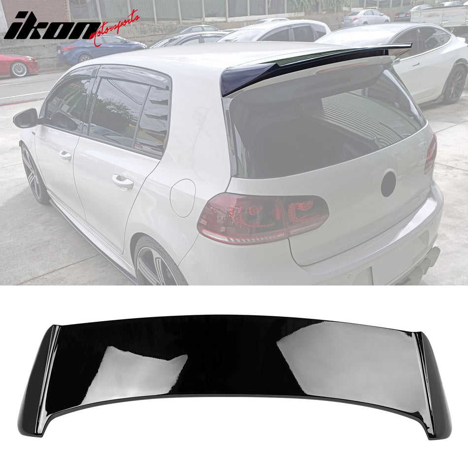 2010-2014 Volkswagen Golf Hatchback OE Style #L041 Black Trunk Spoiler