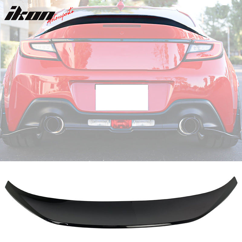 2022-2024 Subaru BRZ Toyota GR86 TRD Style Trunk Spoiler Gloss Black