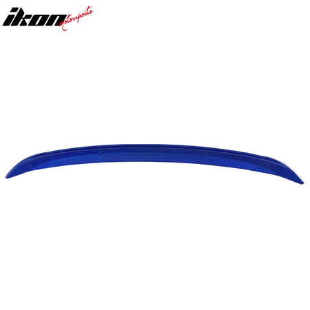 Fits 22-24 Subaru WRX V Style Rear Trunk Spoiler ABS Painted #K7X Wr Blue Pearl