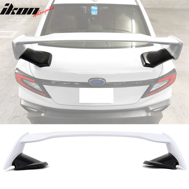 Fits 22-24 Subaru WRX 5th V Style ABS Rear Trunk Spoiler Wing