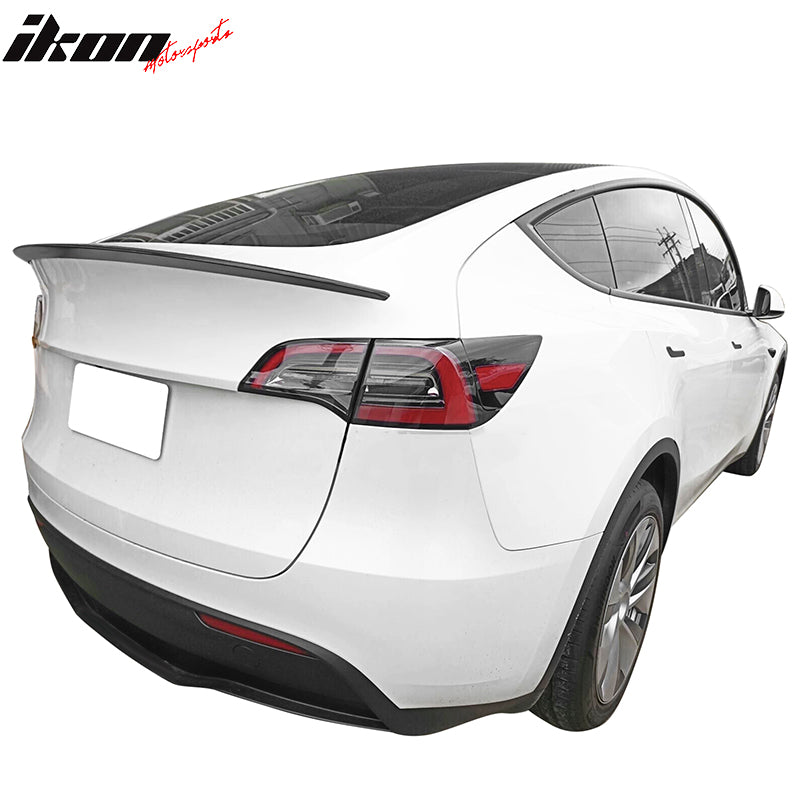 Fits 20-24 Tesla Model Y OE Style Trunk Spoiler ABS #PMNG Steel Gray Metallic