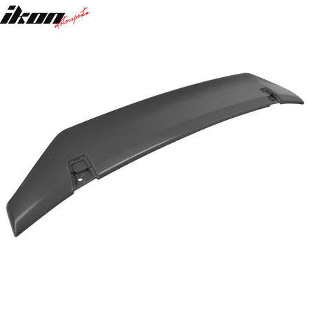 IKON MOTORSPORTS, Rear Window Roof Spoiler Compatible with 2009-2013 Honda Fit Hatchback, OE Style Painted #NH547 Berlina Black ABS Top Roofline Windshield Visor Spoiler Wing