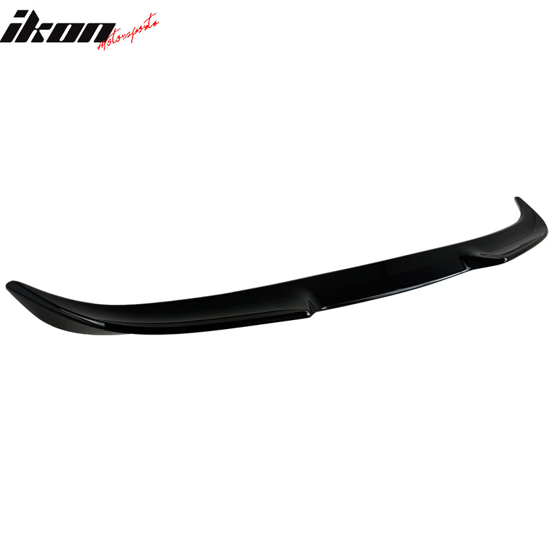 Fits 22-24 Subaru WRX V2 Style Trunk Spoiler Painted #D4S Crystal Black Silica