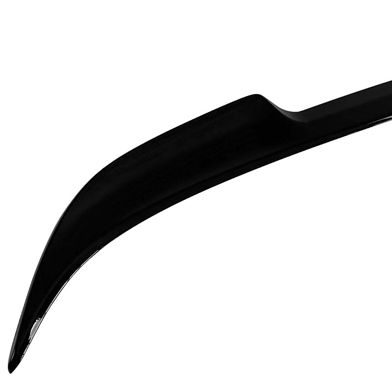 Fits 22-24 Subaru WRX V2 Style Trunk Spoiler Painted #D4S Crystal Black Silica