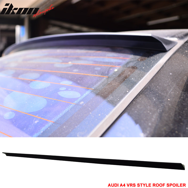 1994-2001 Audi A4 B5 VRS Style Unpainted Black Roof Spoiler PUF