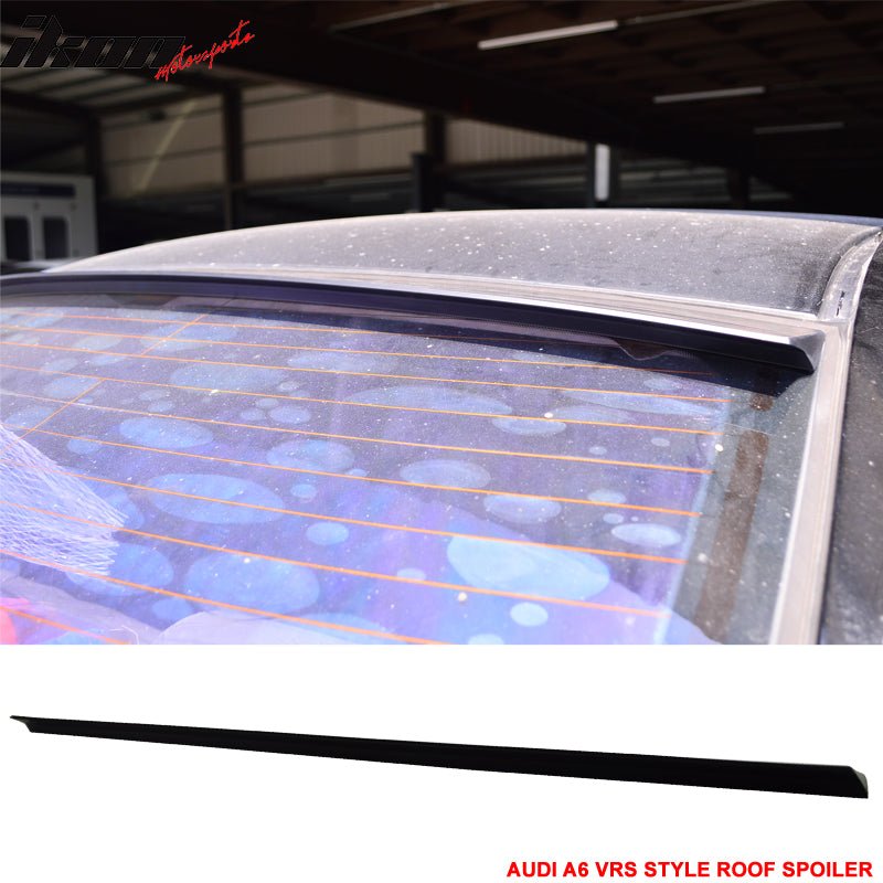 1994-1997 Audi A6 C4 VRS Style Unpainted Black Roof Spoiler PUF