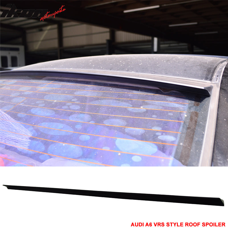 1994-1997 Audi A6 C4 VRS Style Unpainted Black Roof Spoiler PUF