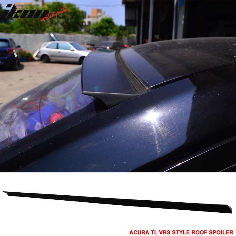 2009-2014 Acura TL 4TH 4Dr VRS Style Unpainted Black Roof Spoiler PUF