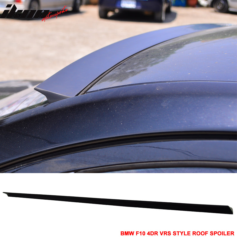 2011-2016 BMW 5 Series F10 4Dr VRS Style Unpainted Roof Spoiler PUF