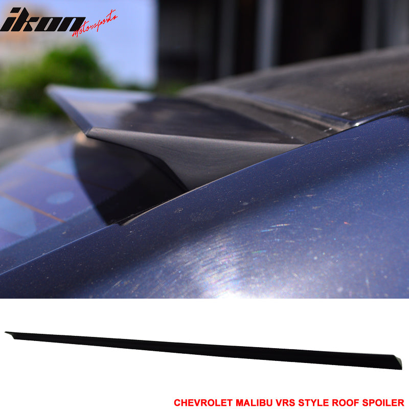 2004-2007 Chevrolet Malibu VRS Style Unpainted Black Roof Spoiler PUF