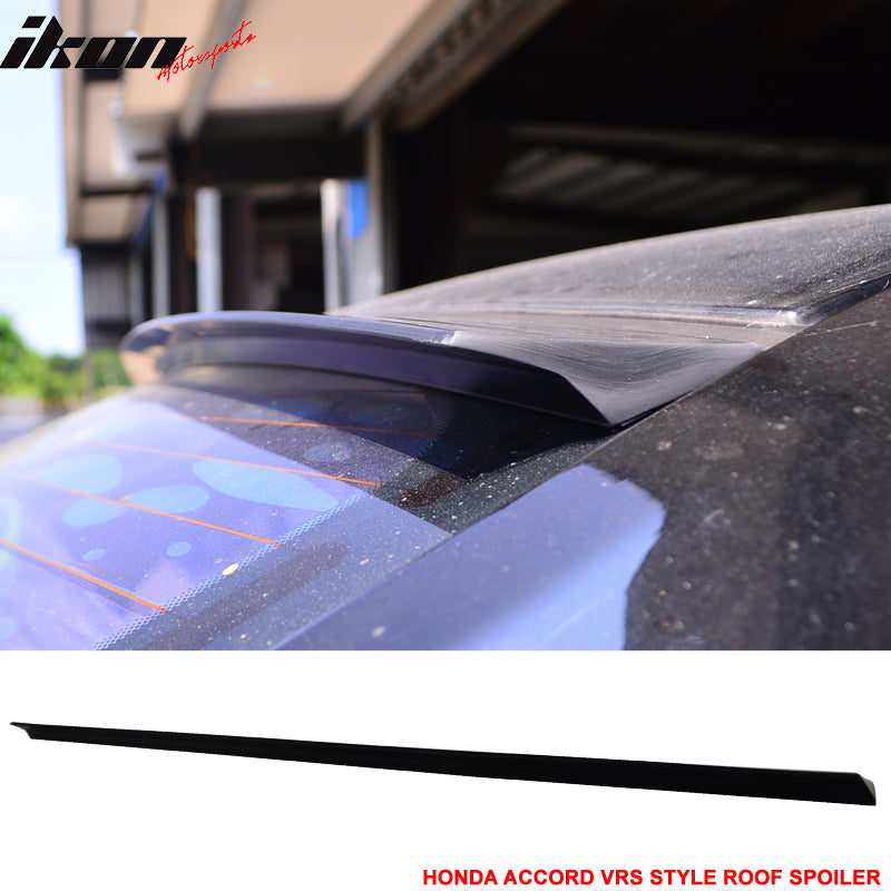 2003-2007 Honda Accord 7th VRS Style Unpainted Black Roof Spoiler PUF