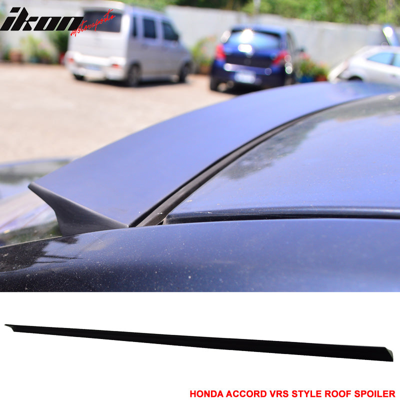 2008-2012 Honda Accord 8th VRS Style Roof Spoiler Unpainted Black PUF