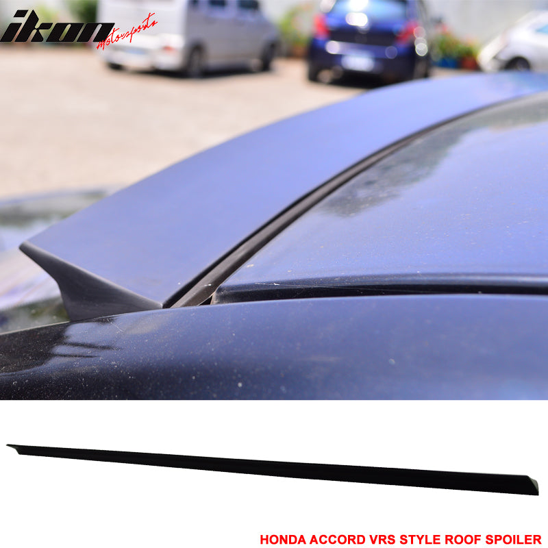 2008-2012 Honda Accord 8th VRS Style Unpainted Black Roof Spoiler PUF