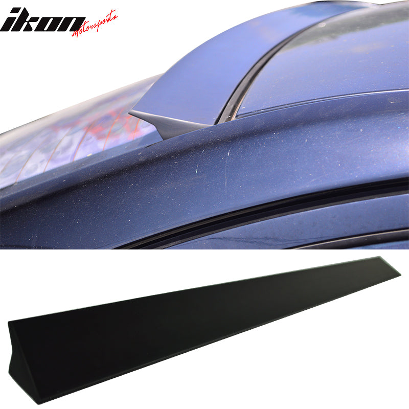 2014-2017 Honda City 6Th 4Dr Unpainted Black Roof Spoiler PU Flexible