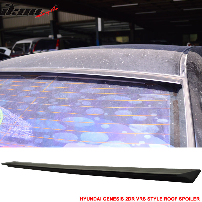 2010-2012 Hyundai Genesis 2Dr VRS Style Unpainted Roof Spoiler PUF