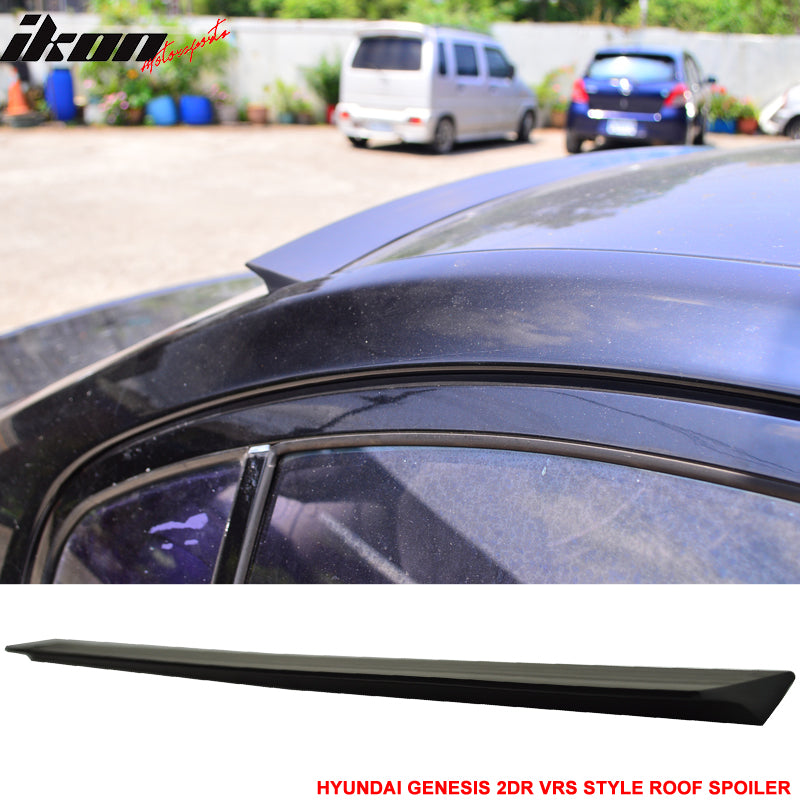 2013-2016 Hyundai Genesis 2Dr VRS Style Unpainted Roof Spoiler PUF