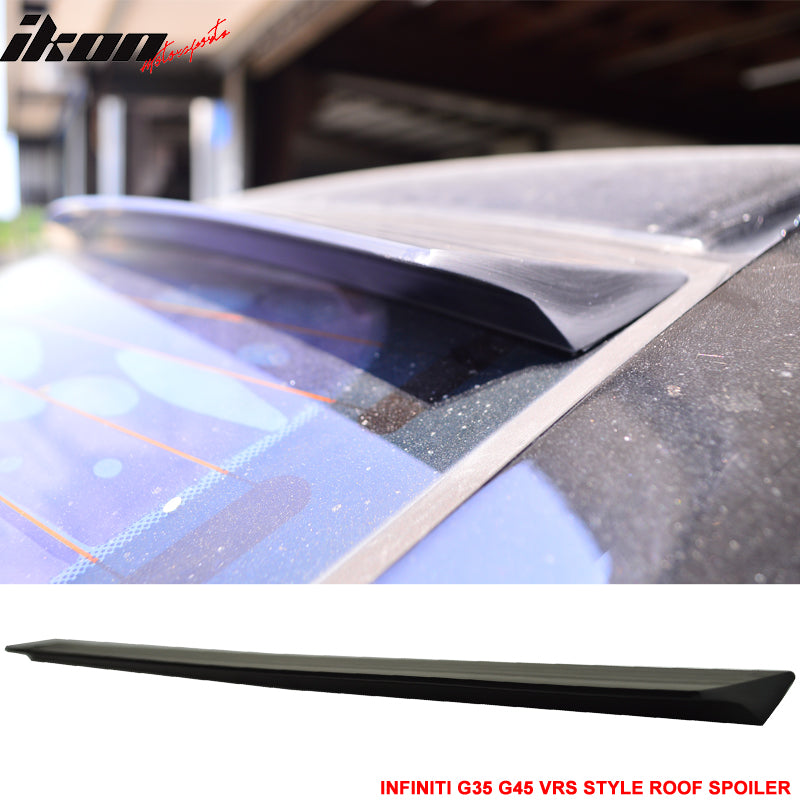 2003-2004 Infiniti G35 G45 4D V35 VRS Style Unpainted Roof Spoiler PUF