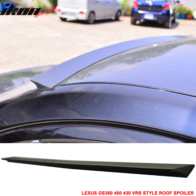 2006-2011 Lexus GS350 GS430 GS450 VRS Style Roof Spoiler Wing PUF