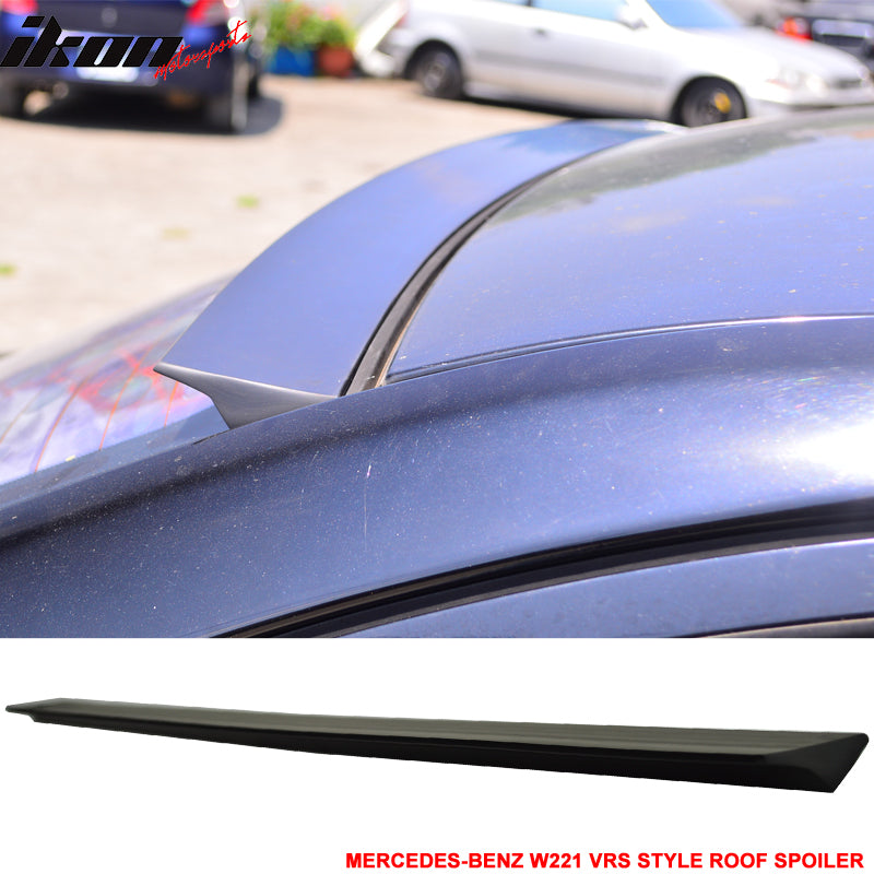 2007-2013 Benz W221 S-Class Sedan VRS Style Unpainted Roof Spoiler PUF