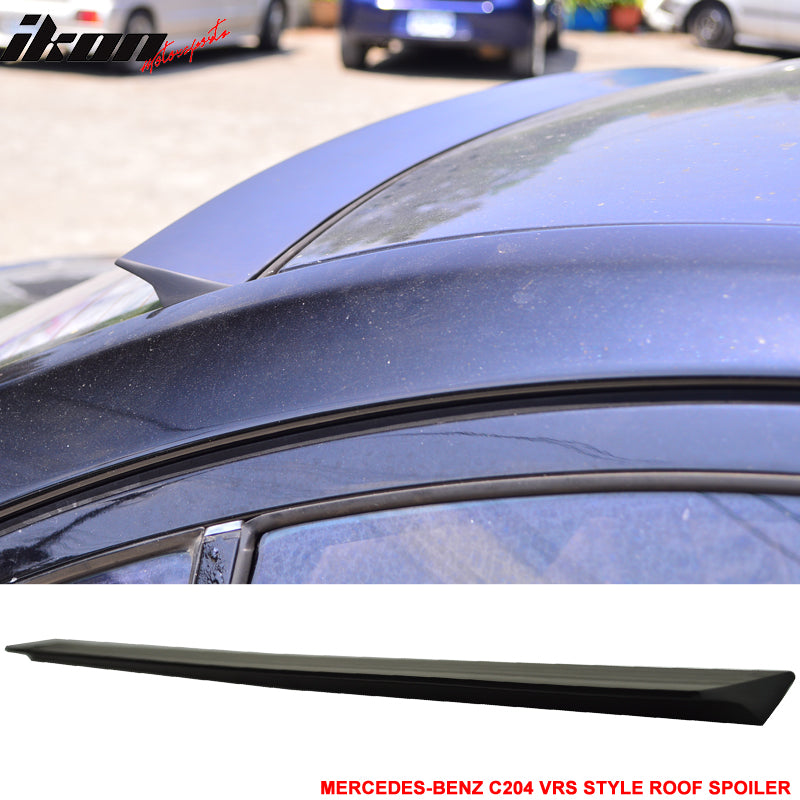 2011-2015 Benz C Class C204 2Dr VRS Style Unpainted Roof Spoiler PUF