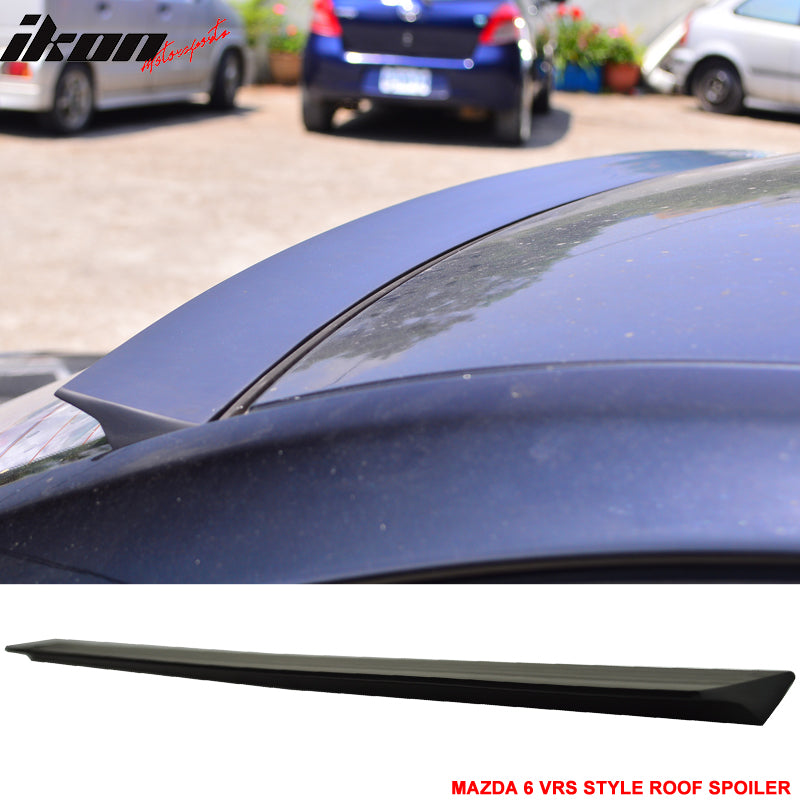 2009-2013 Mazda 6 GH1 Sedan VRS Style Unpainted Roof Spoiler Wing PUF