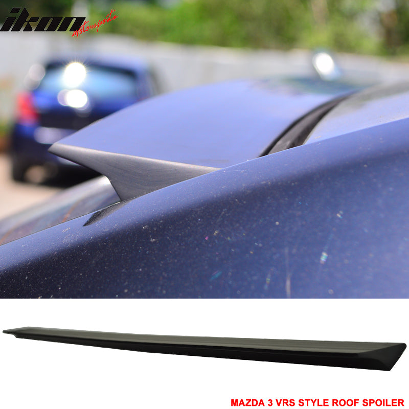 2014-2017 Mazda 3 BM  Sedan VRS Style Unpainted Roof Spoiler Wing PUF