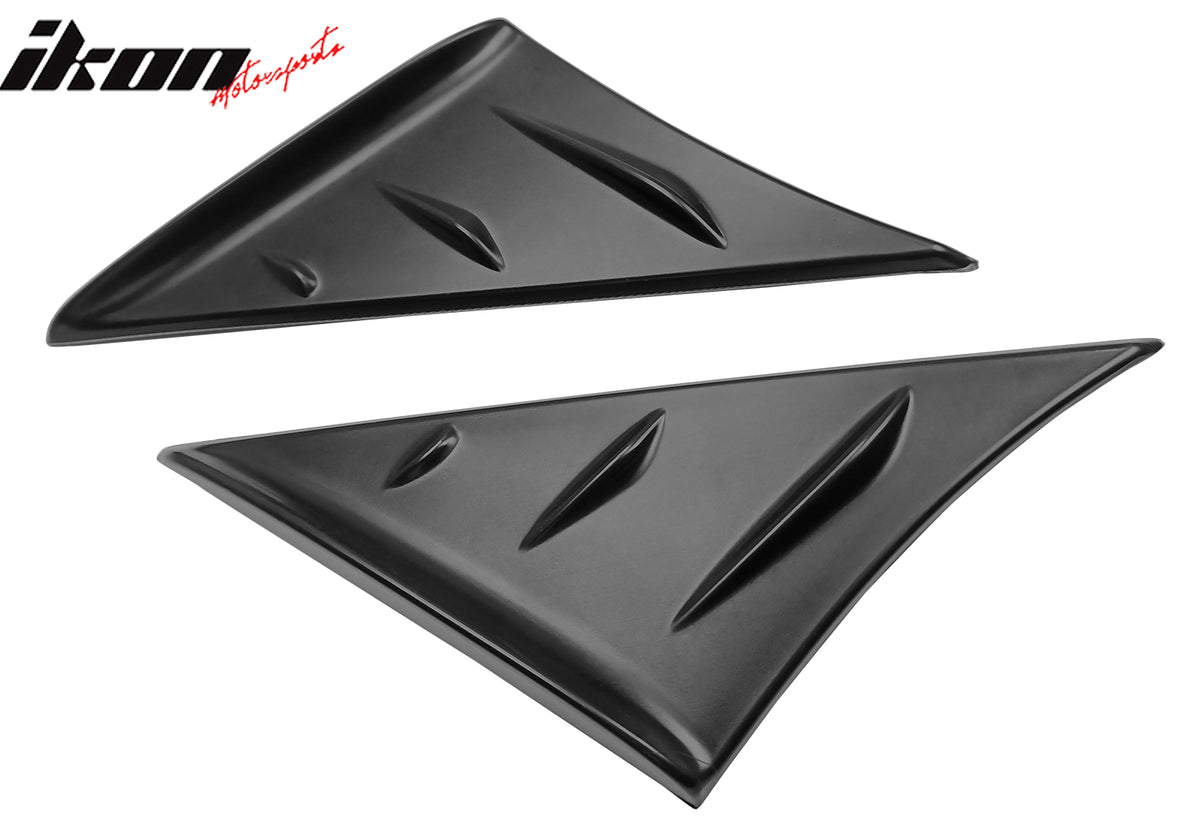 Fits 19-25 Toyota GR Supra J29 5th Coupe Matte Black Side Window Louvers Cover