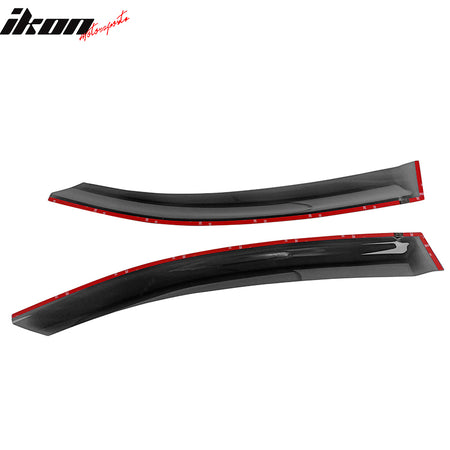 Fits 22-24 Subaru WRX 5th Window Visors Sun Rain Vent Guards Deflectors Tape-On