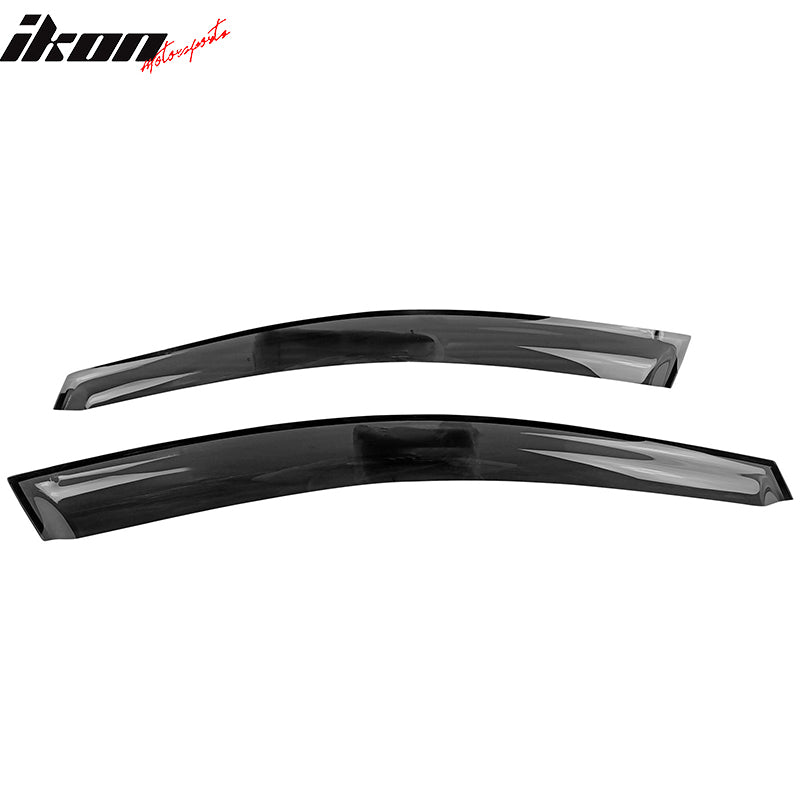 Fits 22-24 Subaru WRX 5th Window Visors Sun Rain Vent Guards Deflectors Tape-On