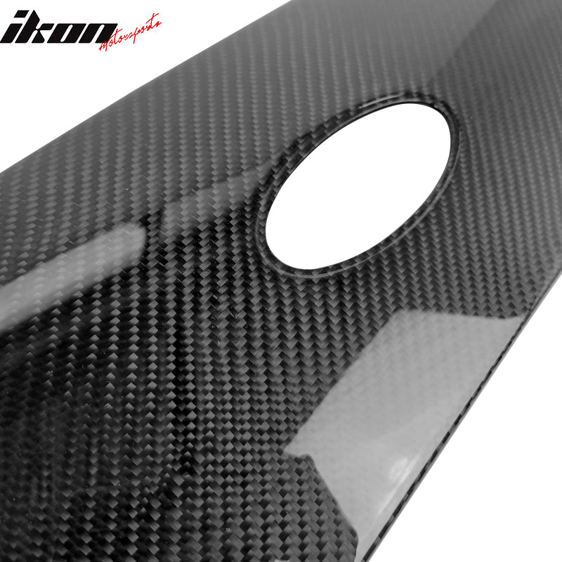 Fits 18-20 Ford Focus Hatchback Carbon Fiber CF Front Upper Grille Molding Trim