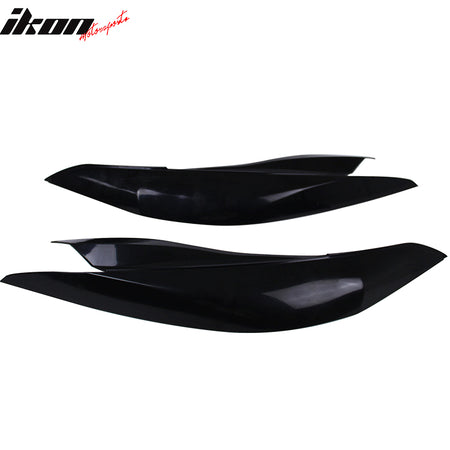 Compatible With 2015-2021 Subaru WRX IKON Unpainted Headlight Eyelid Eyebrow Cover