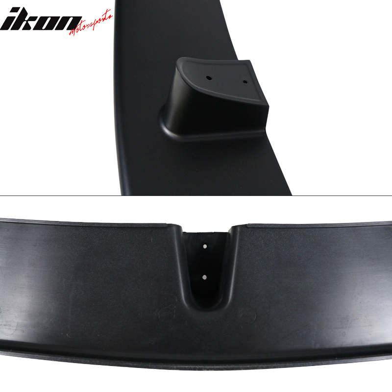 Fits 17-23 Tesla Model 3 V Style Matte Black Front Bumper Lip Spoiler Kit PP 5PC