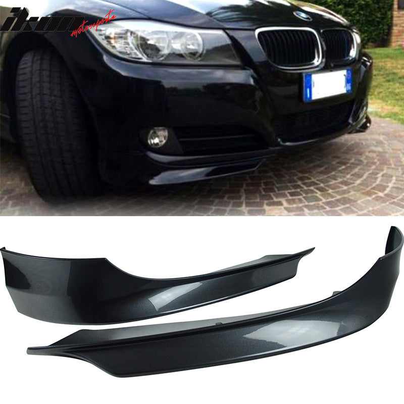 Fits 09-11 BMW 3 Series E90 LCI OE Style PP Front Splitter Lip Spoiler