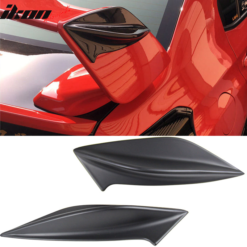 2015-2021 Subaru WRX STI 4th Sedan Side Fin Shark Trunk Spoiler