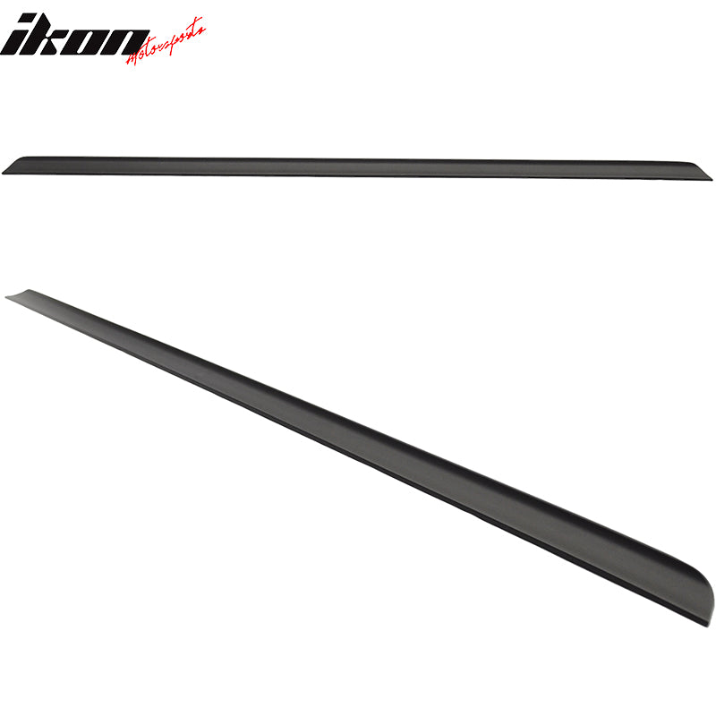 Trunk Spoiler Compatible With 2010-2014 Audi A8, PV Style PU Rear Deck Lip Wing Bodykits by IKON MOTORSPORTS, 2011 2012 2013